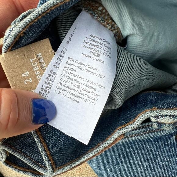 Madewell The Perfect Vintage Jean in Melgrove Wash Size 24 NC162 NWT - Picture 9 of 9